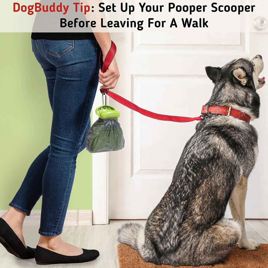 Ultimate Kiwi Dog Pooper Scooper - Portable & Convenient Cleanup Solution for All Dog Sizes with Bag Attachment and Leash Clip